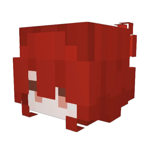 KidVixo Minecraft avatar head, 3D render