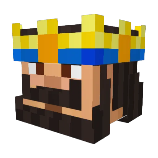 KidYouTried Minecraft avatar head, 3D render