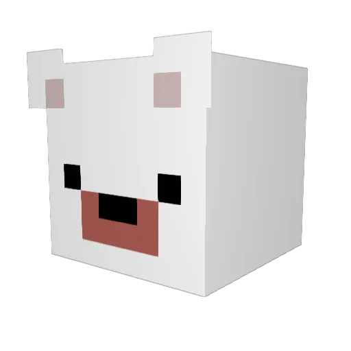 KidaCla69 Minecraft avatar head, 3D render