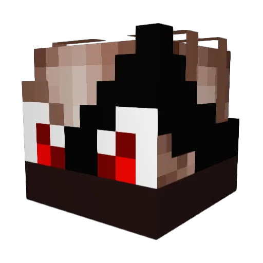 KiddAskar Minecraft avatar head, 3D render