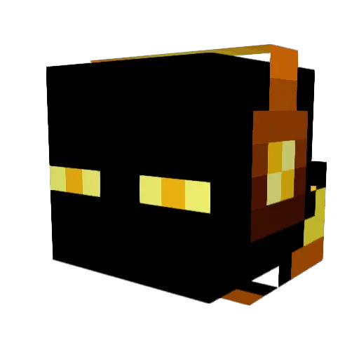 Kiddah Minecraft avatar head, 3D render
