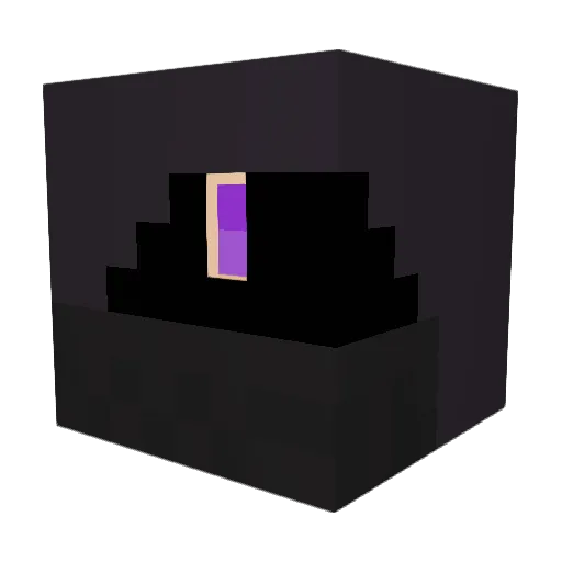 KiddieExpressxD Minecraft avatar head, 3D render