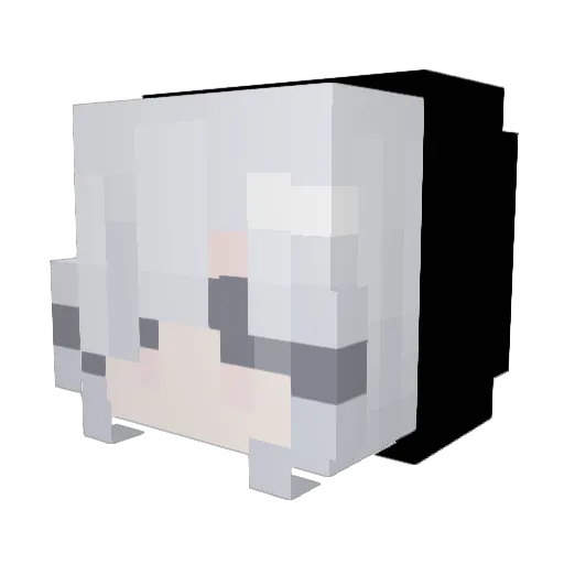 Kiddo_N Minecraft avatar head, 3D render
