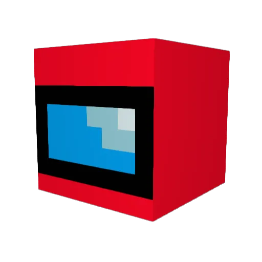 KidletTerry Minecraft avatar head, 3D render