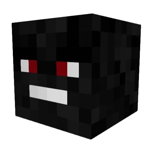 KidloCZ Minecraft avatar head, 3D render