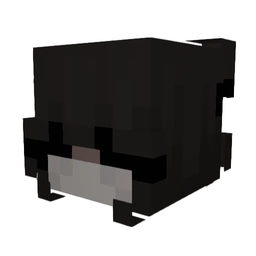 Kidn Minecraft avatar head, 3D render