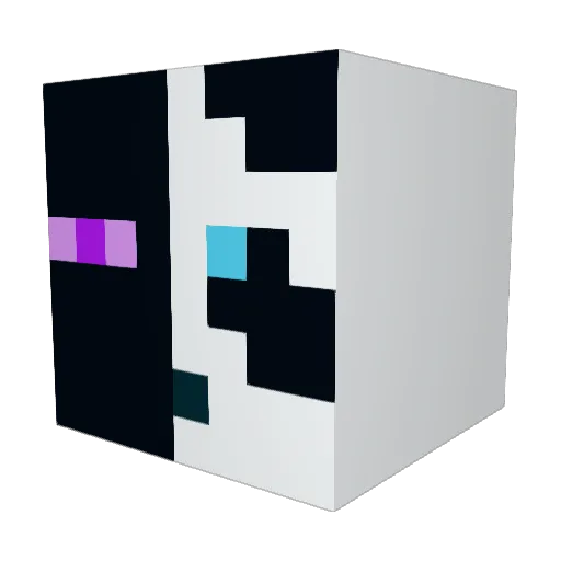 Kidnamednate Minecraft avatar head, 3D render