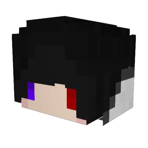 Kido96 Minecraft avatar head, 3D render