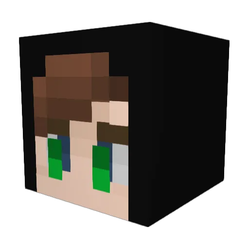 KidoOsu Minecraft avatar head, 3D render