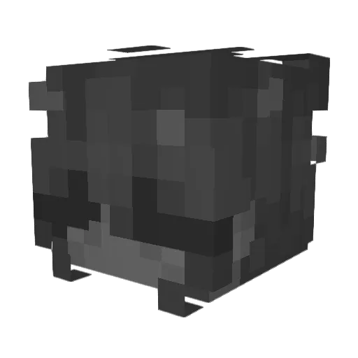 Kidorizura Minecraft avatar head, 3D render