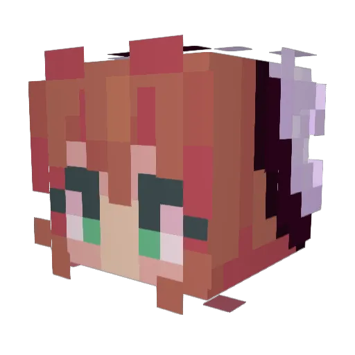 Kie2274 Minecraft avatar head, 3D render