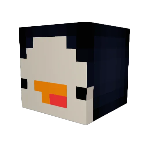 Kieboy Minecraft avatar head, 3D render