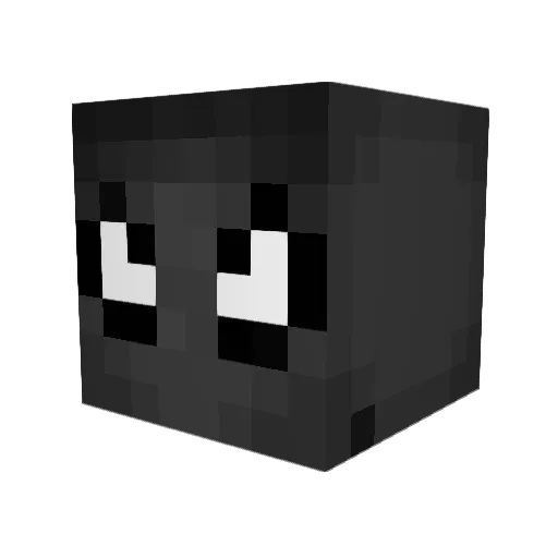 Kiedd Minecraft avatar head, 3D render