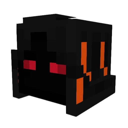 Kiehlian Minecraft avatar head, 3D render