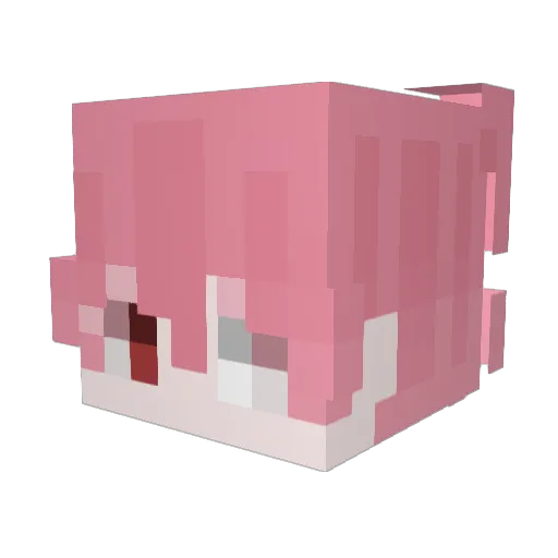 KierNox Minecraft avatar head, 3D render