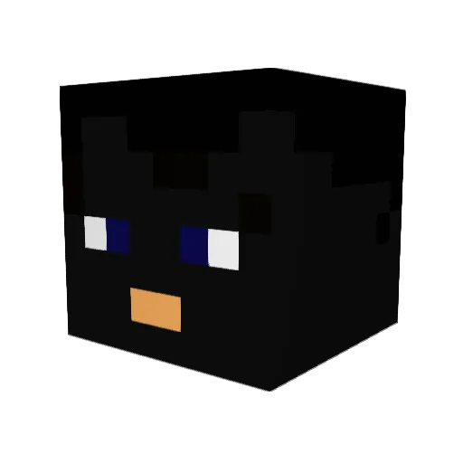 Kieran805 Minecraft avatar head, 3D render