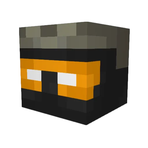 KieronIsBad Minecraft avatar head, 3D render