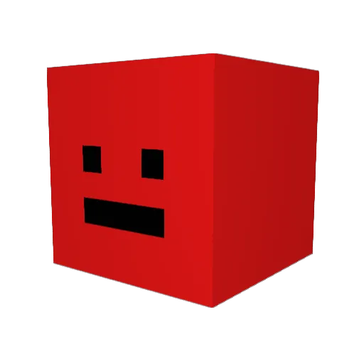 Kierrrr Minecraft avatar head, 3D render