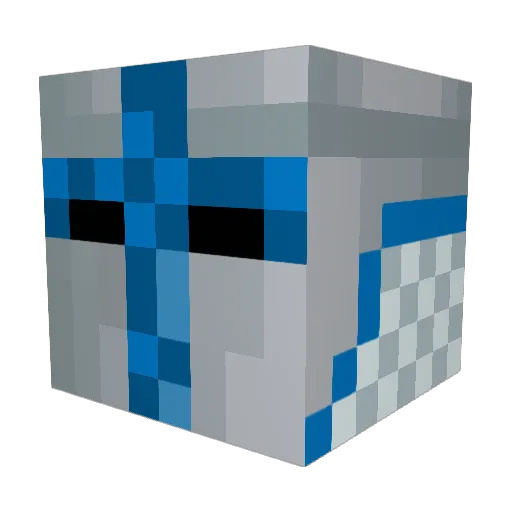 Kiersin Minecraft avatar head, 3D render