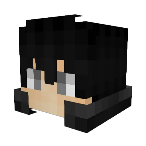 Kierzno Minecraft avatar head, 3D render