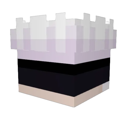 Kiez1st Minecraft avatar head, 3D render