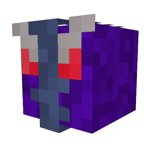 Kiffington Minecraft avatar head, 3D render