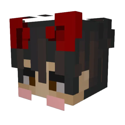 Kiggie05 Minecraft avatar head, 3D render