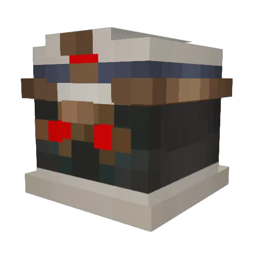 KiingGunner Minecraft avatar head, 3D render