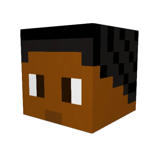 KiingHowell Minecraft avatar head, 3D render