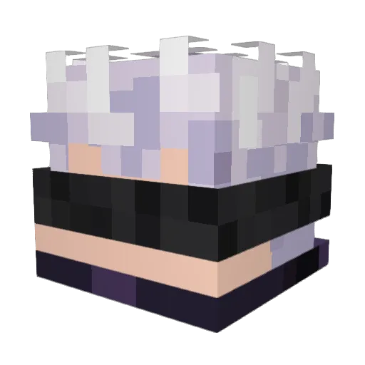 KiingwaylinTTV Minecraft avatar head, 3D render