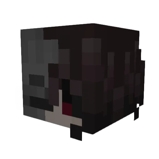 Kiiraaq105 Minecraft avatar head, 3D render