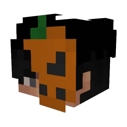 KiittyOverdose Minecraft avatar head, 3D render