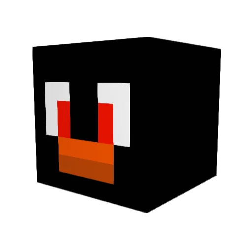Kiju2001 Minecraft avatar head, 3D render