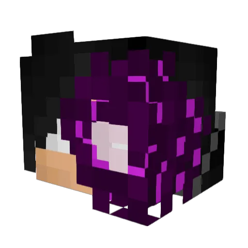 Kikbot2011 Minecraft avatar head, 3D render