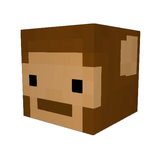 KikiDoULuvMe718 Minecraft avatar head, 3D render