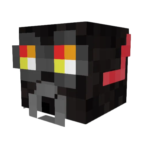 KikiGameplays Minecraft avatar head, 3D render