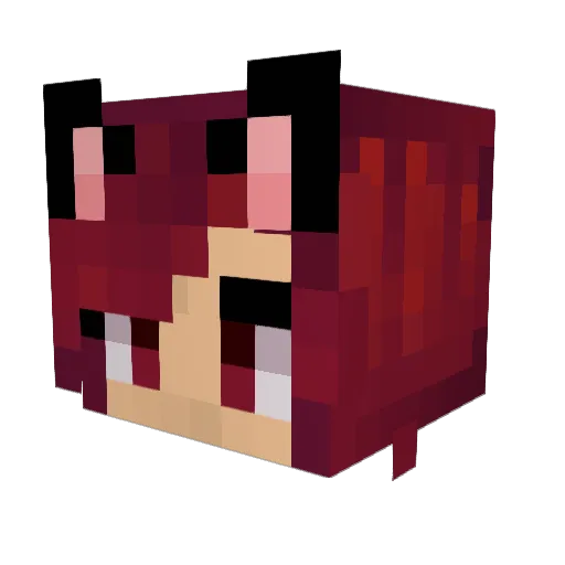 KikiKimSyd Minecraft avatar head, 3D render