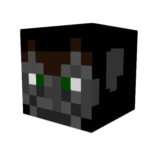 Kiki__monkey Minecraft avatar head, 3D render
