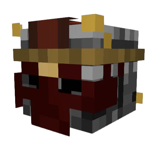 Kikiribarac26 Minecraft avatar head, 3D render