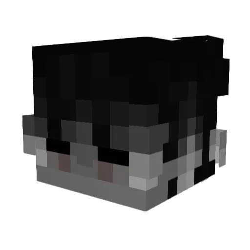 KikoIsDead Minecraft avatar head, 3D render