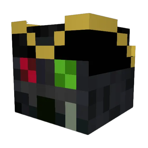 Kil8rcrprXD Minecraft avatar head, 3D render