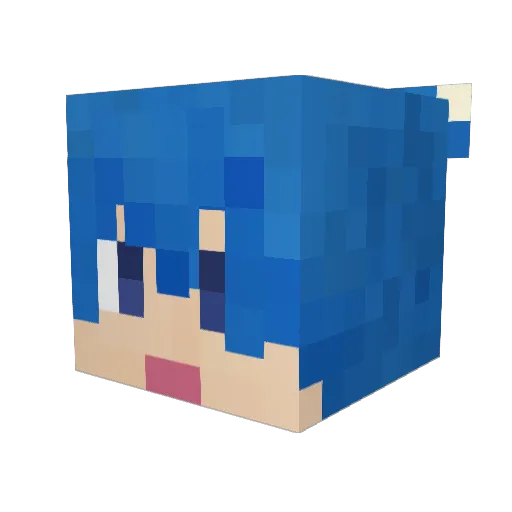 Kilah89 Minecraft avatar head, 3D render