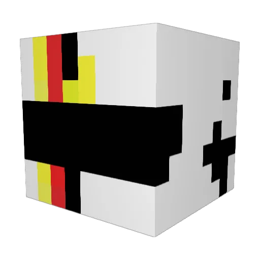 Kildorragh Minecraft avatar head, 3D render