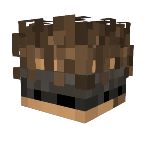 Kilenooderso Minecraft avatar head, 3D render
