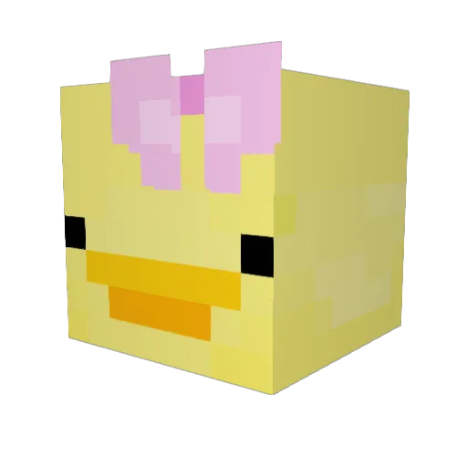 Kiley2000 Minecraft avatar head, 3D render