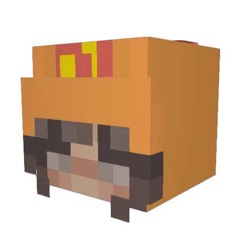KileyUKM Minecraft avatar head, 3D render