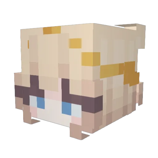 Kilgharrah7568 Minecraft avatar head, 3D render