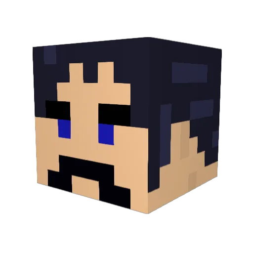 KilgoreDoom Minecraft avatar head, 3D render