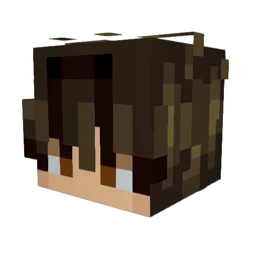 Kili1303 Minecraft avatar head, 3D render