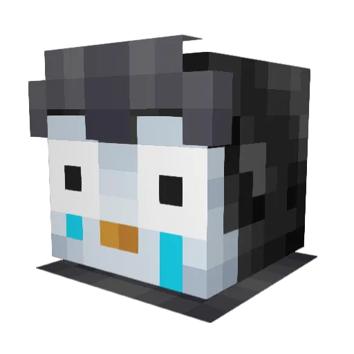 Kili1805 Minecraft avatar head, 3D render